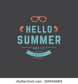 Summer holidays typography slogan t shirt print graphics vector illustration. Badge or label stamp for t-shirt apparel design.
