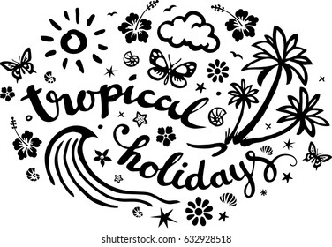 summer holidays and vacation background