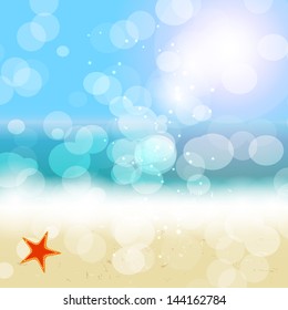 Summer holidays vector background.