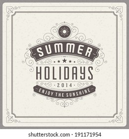 Summer holidays vector background. Summer message for your design vector illustration. Summer holidays vector background. Summer message for your design vector illustration.