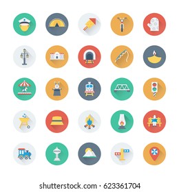 Summer and Holidays Vector Icons 18
