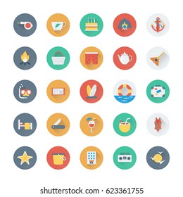 Summer and Holidays Vector Icons 2