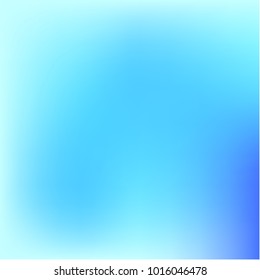 Summer holographic background. Vibrant blur iridescent design. Foil neon trendy blue sky banner. Pastel future element. Modern gradient cover. Foil holographic design. Bright soft gradient color.