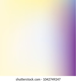 Summer holographic background. Vibrant blur iridescent design. Foil neon trendy rainbow banner. Pastel future element. Modern gradient cover. Foil holographic design. Bright soft gradient color. 