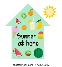 summer at home, summer food and drink