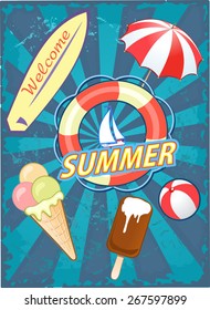 Summer and ice cream 