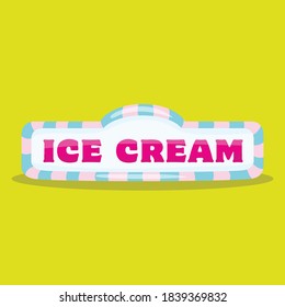 summer ice cream design vector illustration