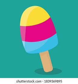 summer ice cream design vector illustration