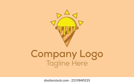 Summer Ice Cream Logo Design