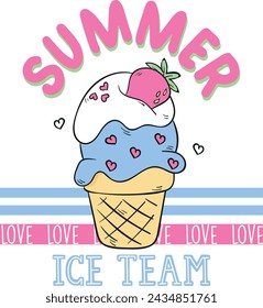 summer ice cream love cute fresh