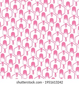 Summer Ice Creame pattern Vector