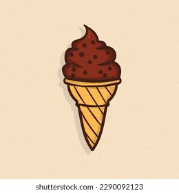 Summer Ice-Cream Illustration Design Art