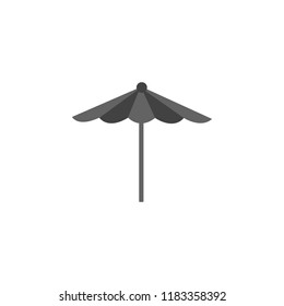 summer icon beach vector