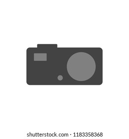 summer icon camera vector