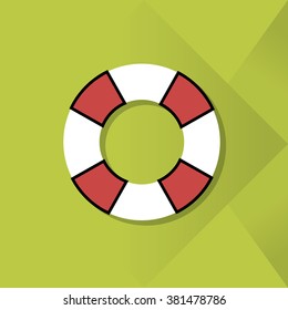 Summer icon design 