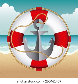 summer icon design, vector illustration eps10 graphic 