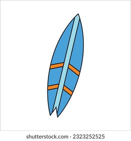 summer icon fill line vector illustration