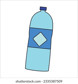 Sommersymbol, flache Vektorgrafik