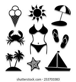 Summer icon great for any use. Vector EPS10.