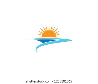 Summer icon illustration
