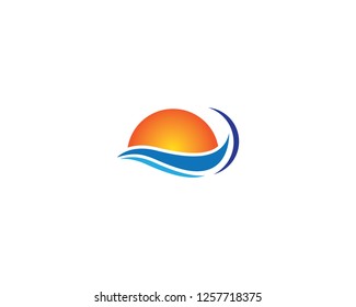 Summer icon illustration
