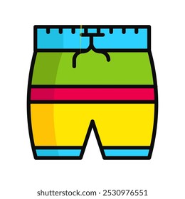 Summer icon illustration. Summer icon element asset