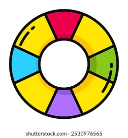 Ilustración de icono de verano. Activo de elemento de icono de verano