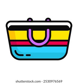 Summer icon illustration. Summer icon element asset