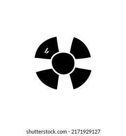 Icono de verano aislado en fondo blanco