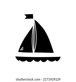 Icono de verano aislado en fondo blanco