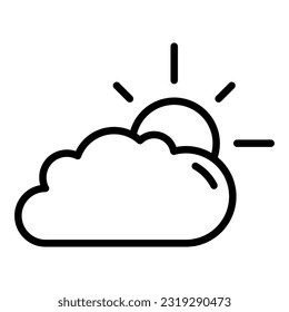 summer icon on transparent background