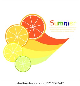 summer icon orage fruit