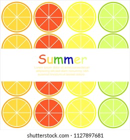 summer icon orange