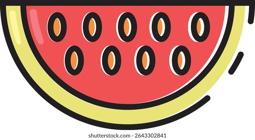 summer icon ready to use with white background