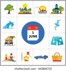 Summer Icon Set