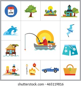 Summer Icon Set