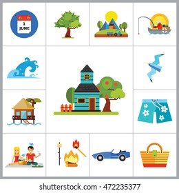 Summer Icon Set