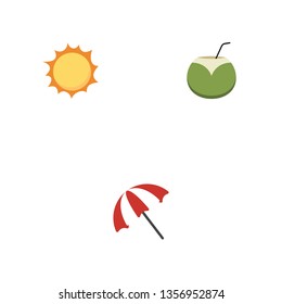 Summer Icon Set Design