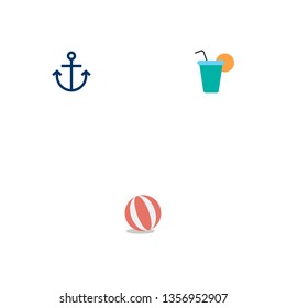 Summer Icon Set Design