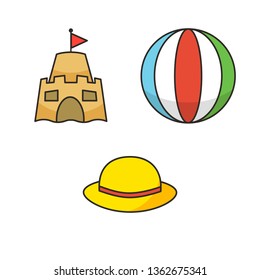 Summer Icon Set Design