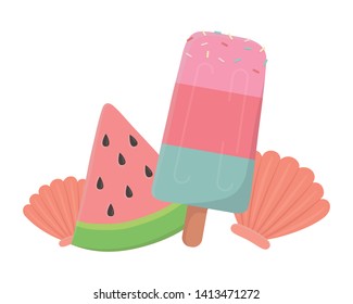 Summer icon set design vector illustration