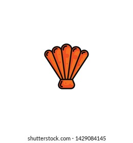 Summer icon set template vector. Summer icons neatly designed in geometric style that use outlines with typical summer colors.