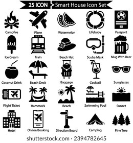 Summer Icon Set, Vector graphics