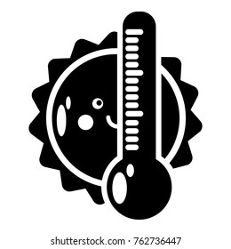 Summer icon. Simple illustration of summer vector icon for web