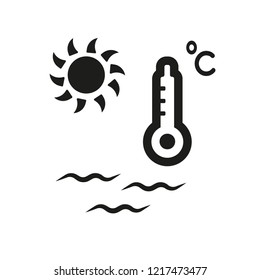 Summer icon. Trendy Summer logo concept on white background from Weather collection. Suitable for use on web apps, mobile apps and print media.