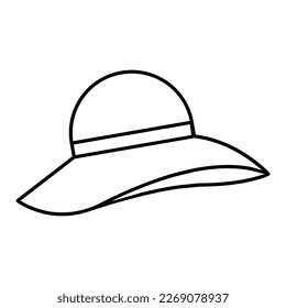Vector de icono de verano. Señal de ilustración de playa. Símbolo o logotipo de vacaciones.