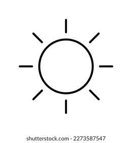 Sommersymbol Vektorgrafik im trendigen Stil flach Illustration..eps