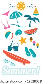 Summer icons