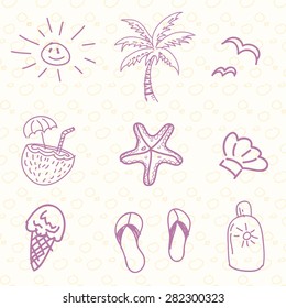 Summer icons