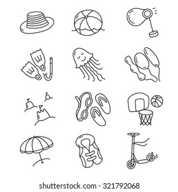 Summer icons